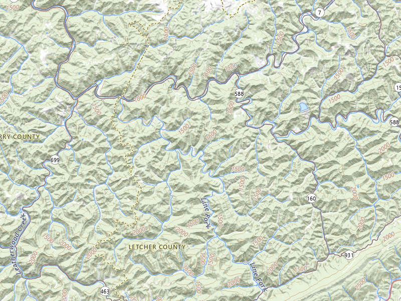NEXRAD radar-signature map of the hail storm over Hallie, KY on Aug 22, 2026