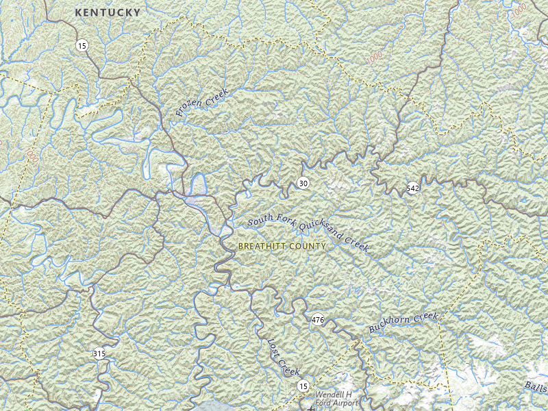 NEXRAD radar-signature map of the hail storm over Jackson, KY on Apr 1, 2026