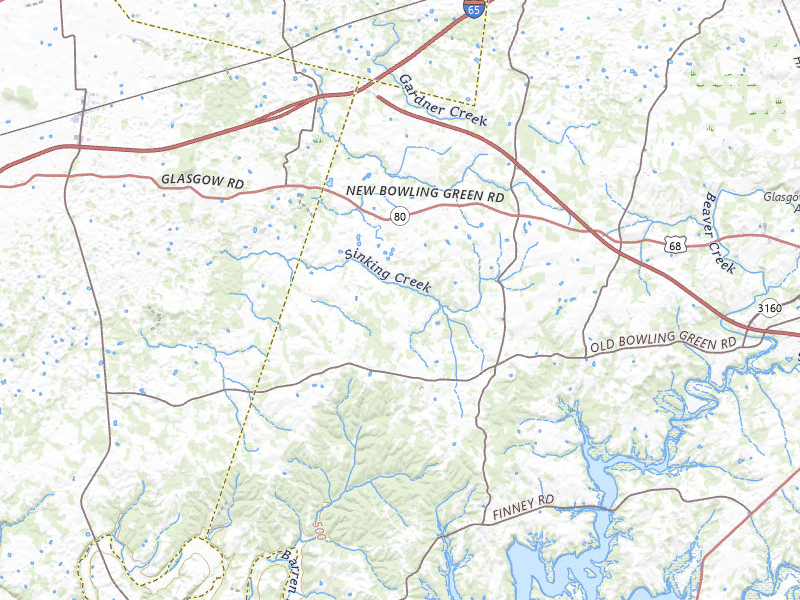 NEXRAD radar-signature map of the hail storm over Park City, KY on Aug 12, 2026
