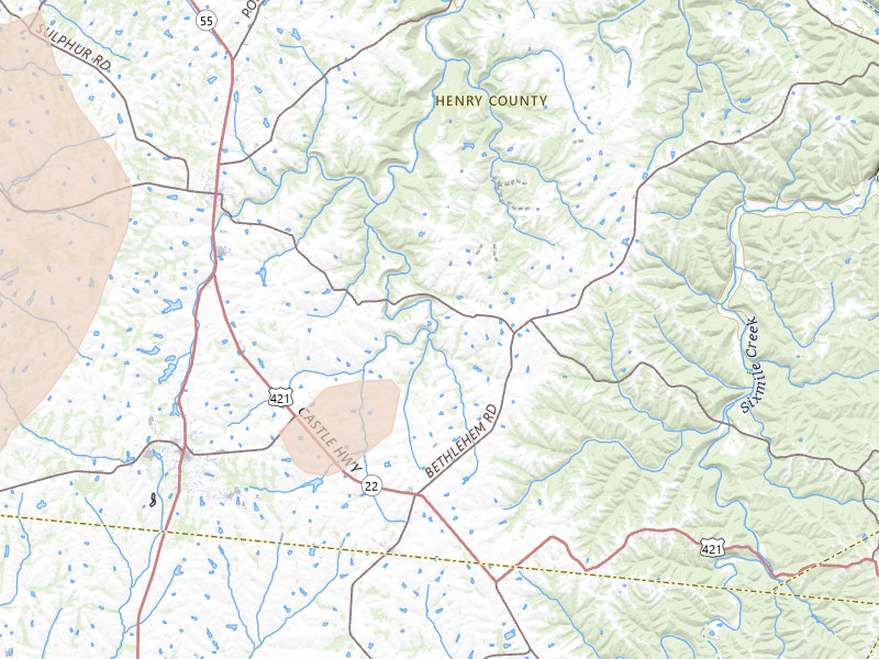 Radar-estimated hail-size map of the storm over Pleasureville, KY on May 16, 2026