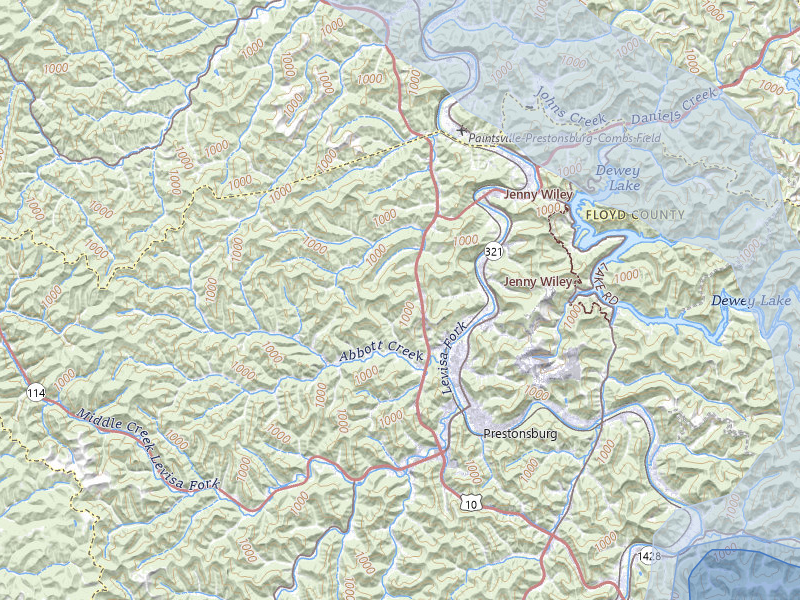 NEXRAD radar-signature map of the hail storm over Prestonsburg, KY on Aug 11, 2026
