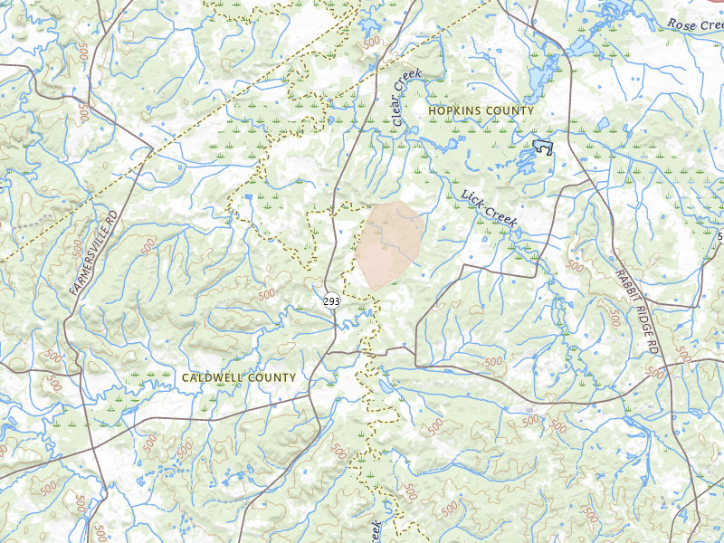 Radar-estimated hail-size map of the storm over Princeton, KY on Aug 8, 2026