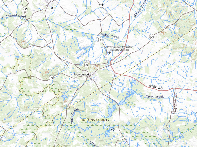 NEXRAD radar-signature map of the hail storm over Providence, KY on Jul 26, 2026