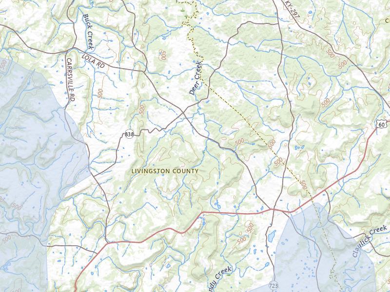 NEXRAD radar-signature map of the hail storm over Salem, KY on Jul 10, 2026