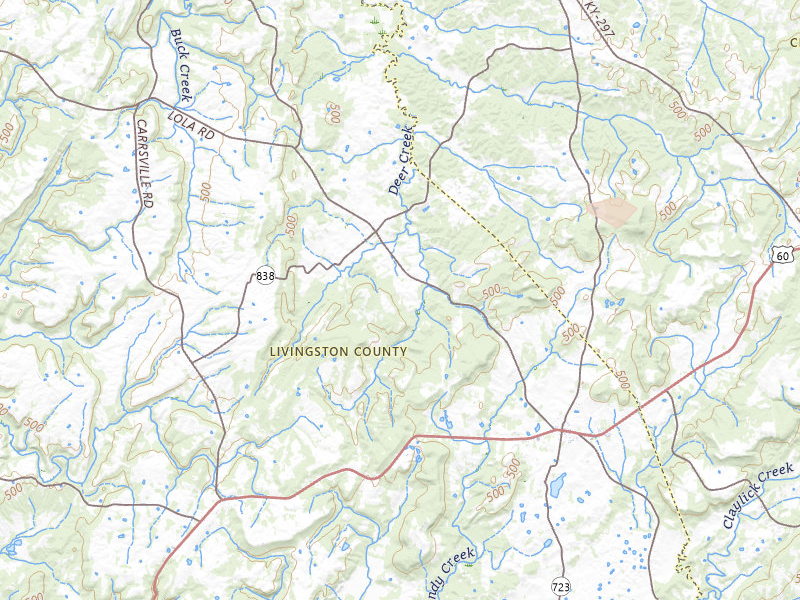Radar-estimated hail-size map of the storm over Salem, KY on Jul 26, 2026