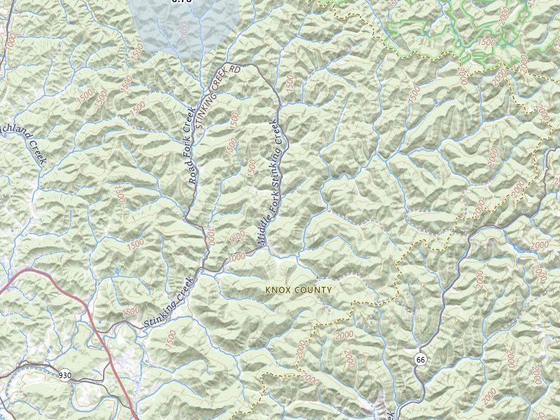 NEXRAD radar-signature map of the hail storm over Scalf, KY on Jul 27, 2026