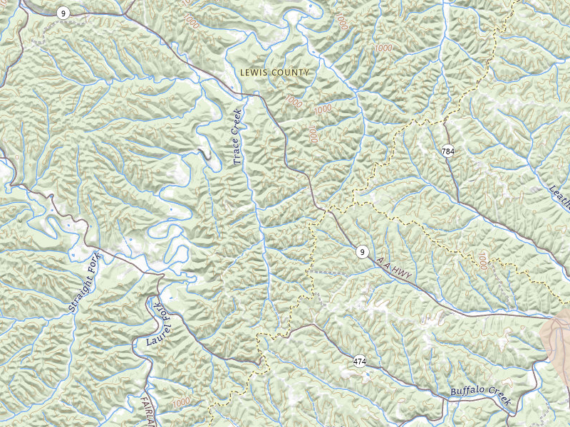 Radar-estimated hail-size map of the storm over Vanceburg, KY on Jul 27, 2026