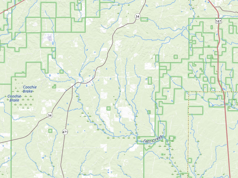 NEXRAD radar-signature map of the hail storm over Atlanta, LA on Jul 1, 2026