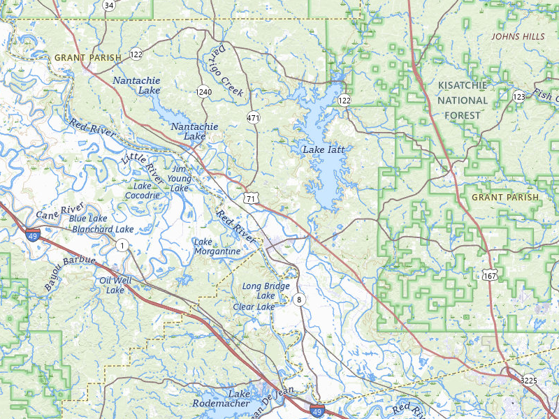 Radar-estimated hail-size map of the storm over Colfax, LA on May 6, 2026