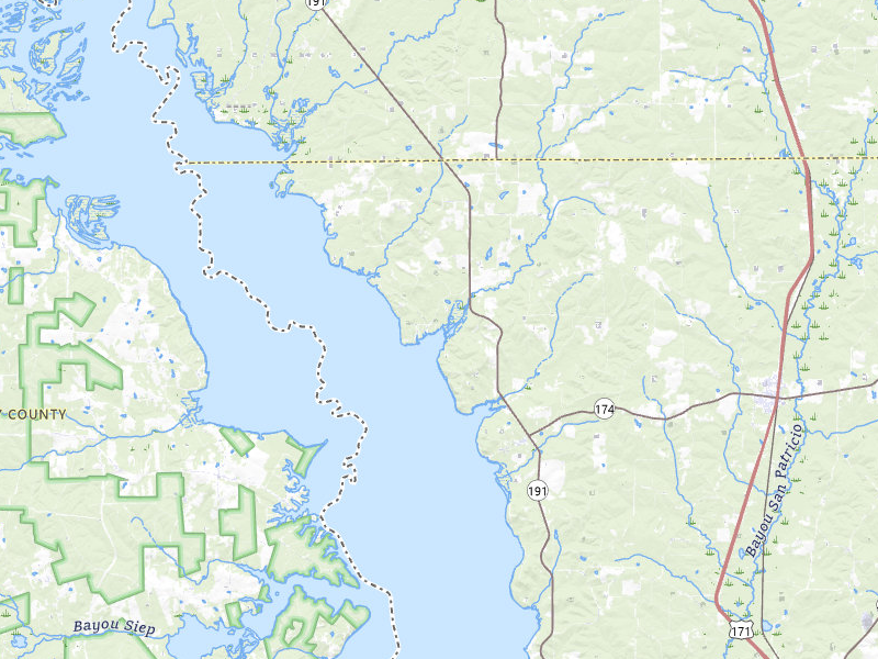 NEXRAD radar-signature map of the hail storm over Converse, LA on Apr 29, 2026
