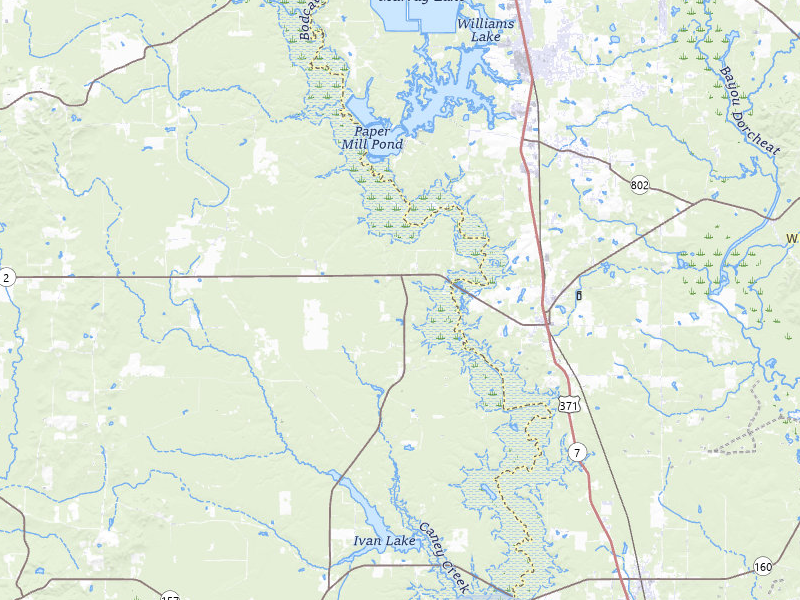 NEXRAD radar-signature map of the hail storm over Cotton Valley, LA on Apr 24, 2026