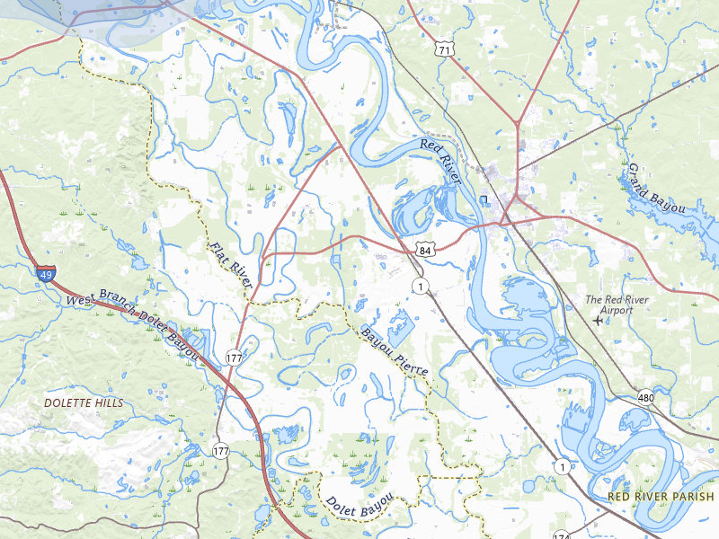 NEXRAD radar-signature map of the hail storm over Coushatta, LA on Jul 6, 2026