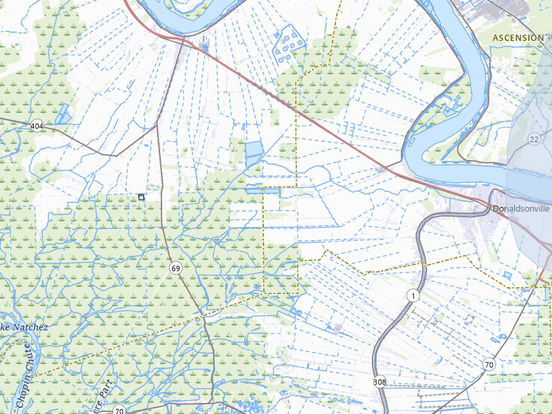 NEXRAD radar-signature map of the hail storm over Donaldsonville, LA on Aug 24, 2026