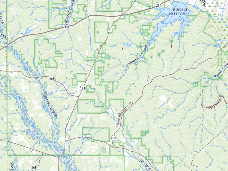 Radar-estimated hail-size map of the storm over Elmer, LA on May 6, 2026