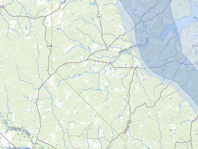 NEXRAD radar-signature map of the hail storm over Eros, LA on Apr 25, 2026