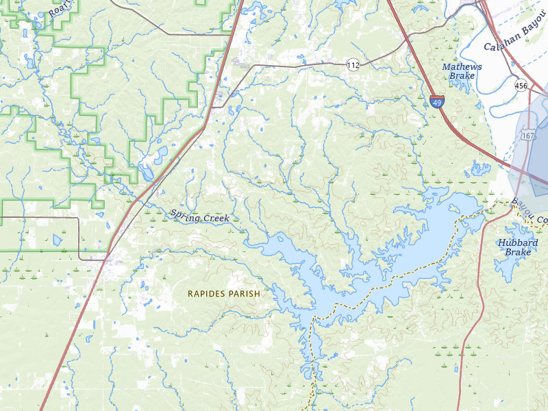 NEXRAD radar-signature map of the hail storm over Forest Hill, LA on Mar 7, 2026
