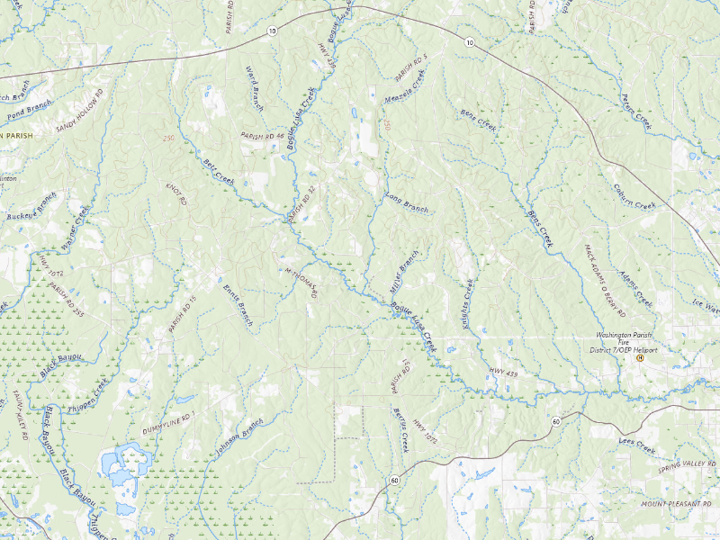Radar-estimated hail-size map of the storm over Franklinton, LA on Aug 21, 2026