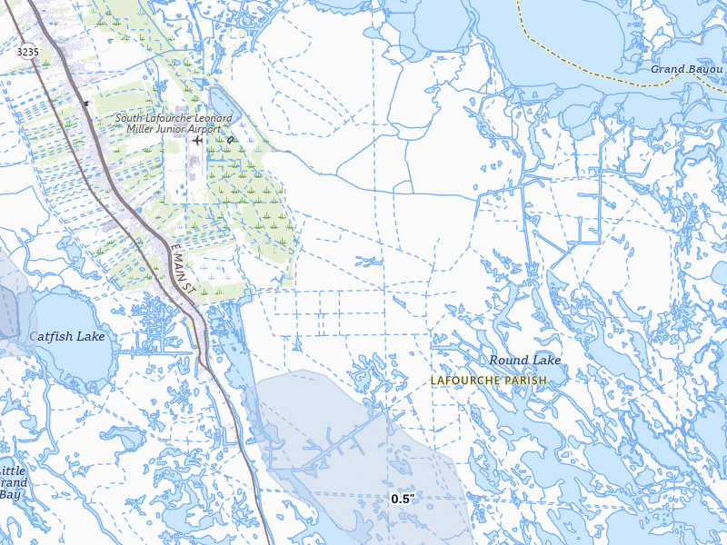NEXRAD radar-signature map of the hail storm over Galliano, LA on Jul 1, 2026
