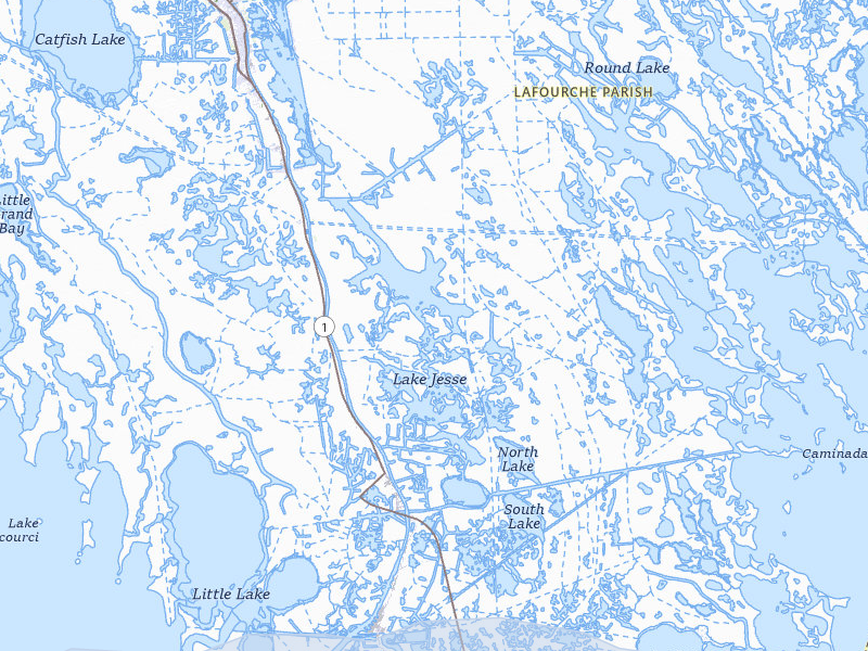 NEXRAD radar-signature map of the hail storm over Golden Meadow, LA on May 1, 2026