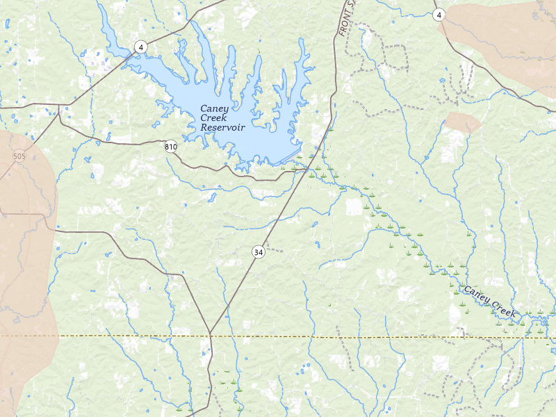 Radar-estimated hail-size map of the storm over Jonesboro, LA on Jul 6, 2026