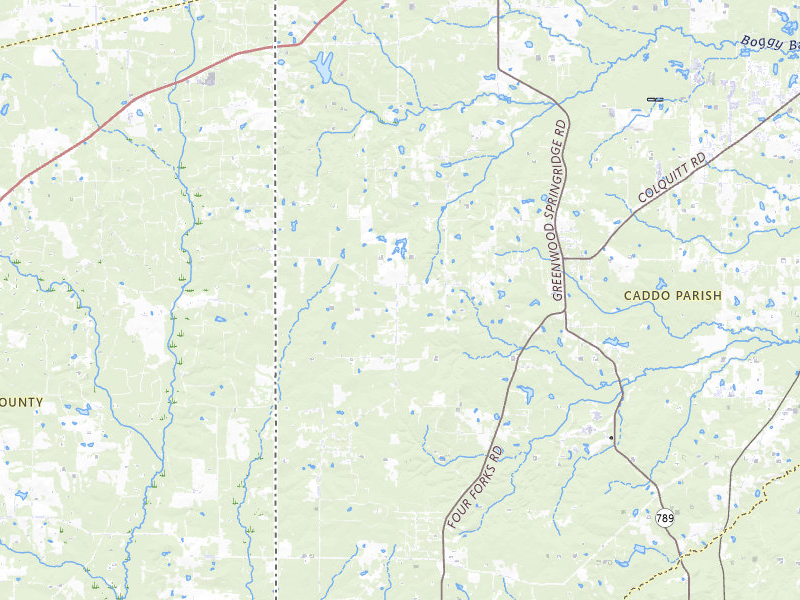 Radar-estimated hail-size map of the storm over Keithville, LA on Apr 24, 2026