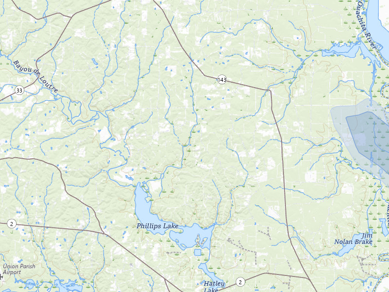NEXRAD radar-signature map of the hail storm over Marion, LA on Jul 6, 2026