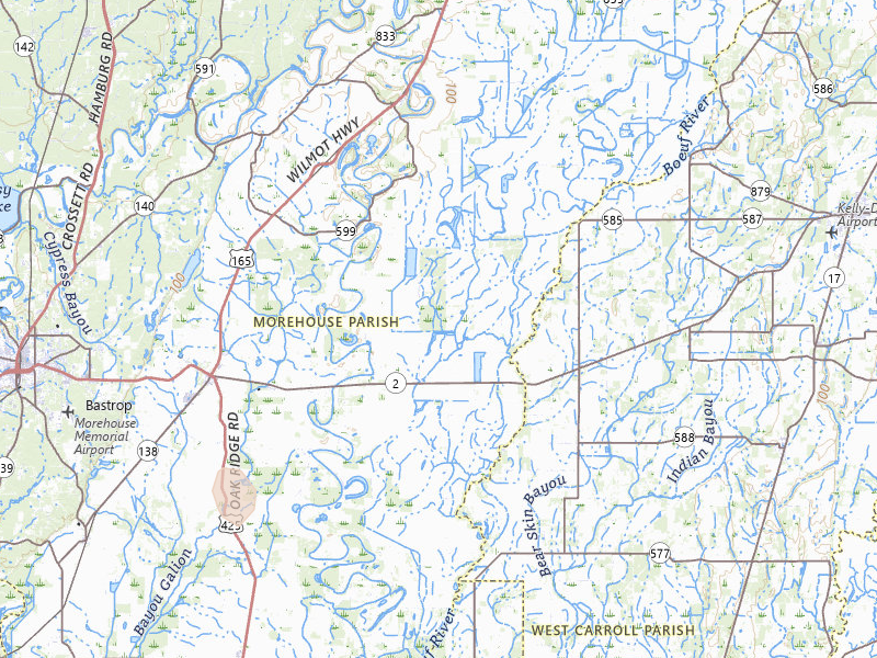Radar-estimated hail-size map of the storm over Mer Rouge, LA on Apr 24, 2026