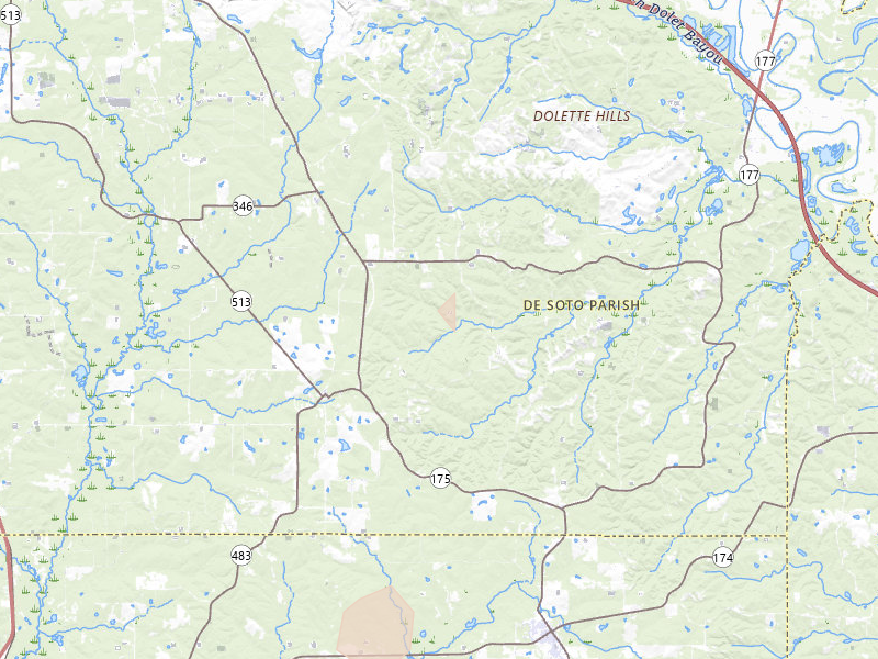 Radar-estimated hail-size map of the storm over Pelican, LA on Jun 19, 2026