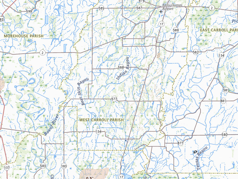 Radar-estimated hail-size map of the storm over Pioneer, LA on Apr 24, 2026