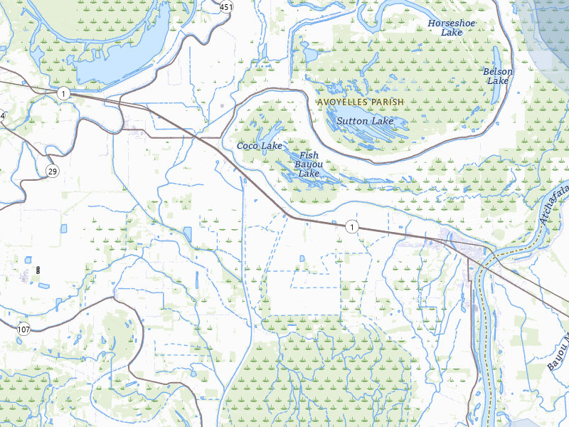 NEXRAD radar-signature map of the hail storm over Simmesport, LA on Jul 5, 2026