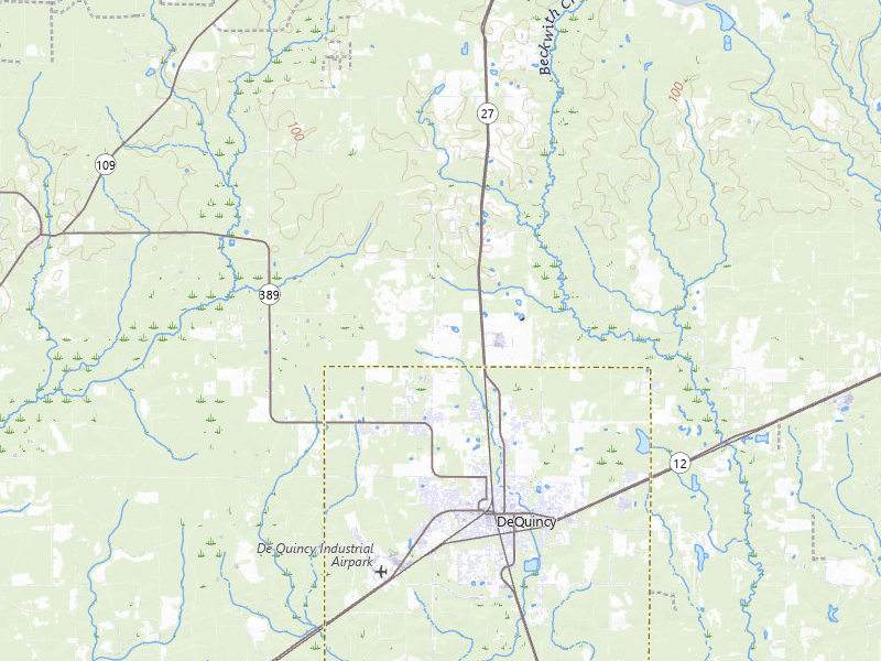 NEXRAD radar-signature map of the hail over Singer, LA