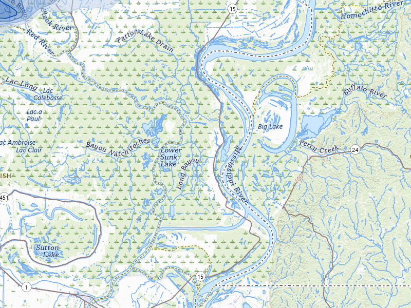 NEXRAD radar-signature map of the hail storm over Vidalia, LA on May 6, 2026