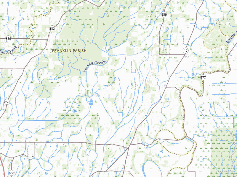 NEXRAD radar-signature map of the hail storm over Winnsboro, LA on May 8, 2026