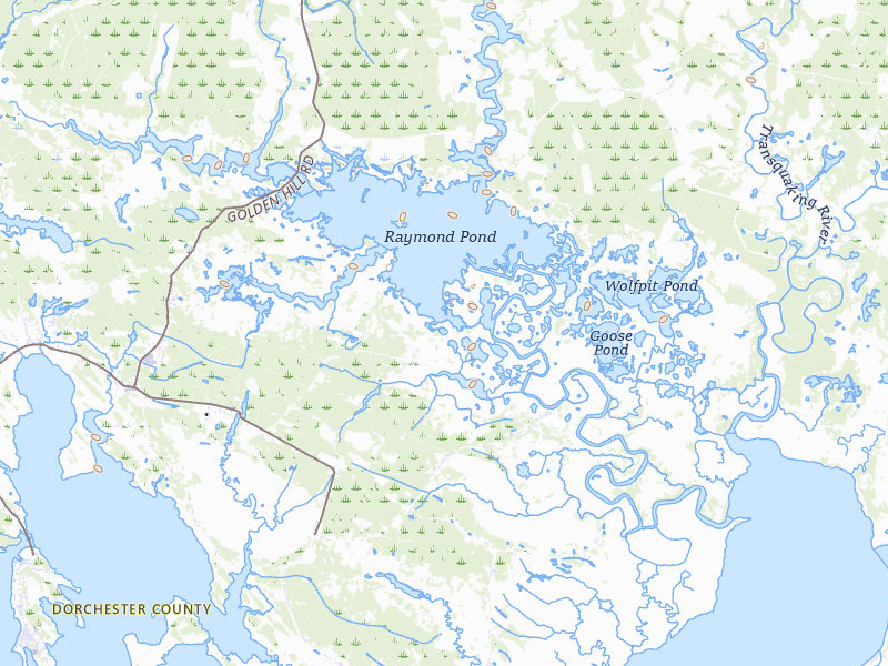 Radar-estimated hail-size map of the storm over Church Creek, MD on Jul 4, 2026