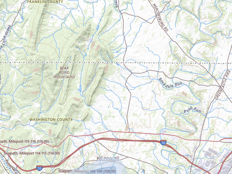 NEXRAD radar-signature map of the hail storm over Clear Spring, MD on Apr 1, 2026