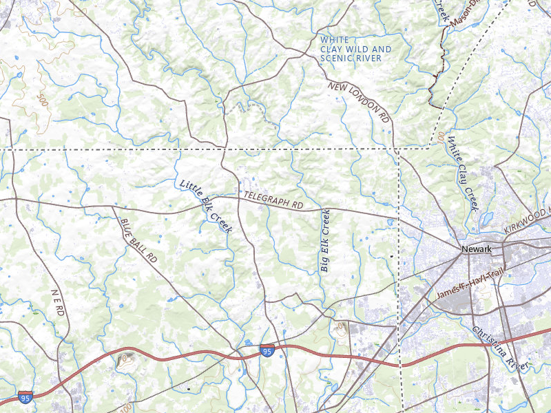 Radar-estimated hail-size map of the storm over Elkton, MD on Jul 18, 2026