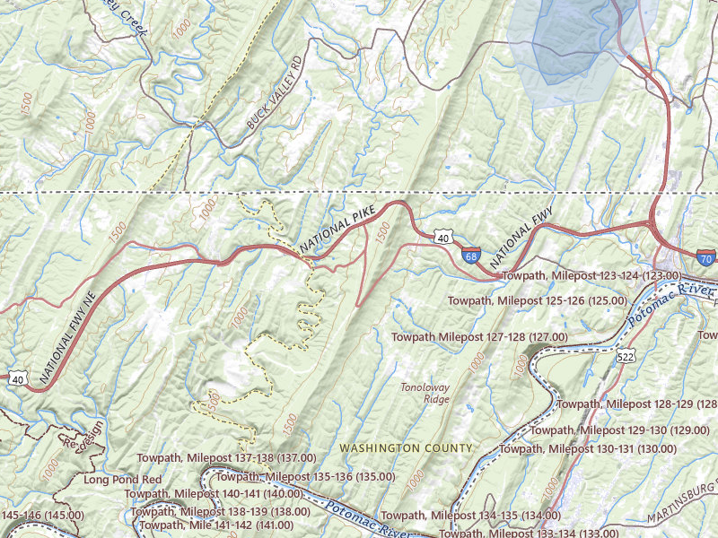 NEXRAD radar-signature map of the hail storm over Hancock, MD on May 18, 2026