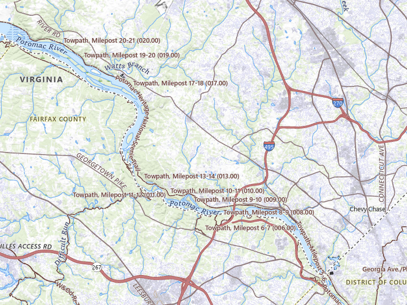 Radar-estimated hail-size map of the storm over Potomac, MD on Jul 28, 2026