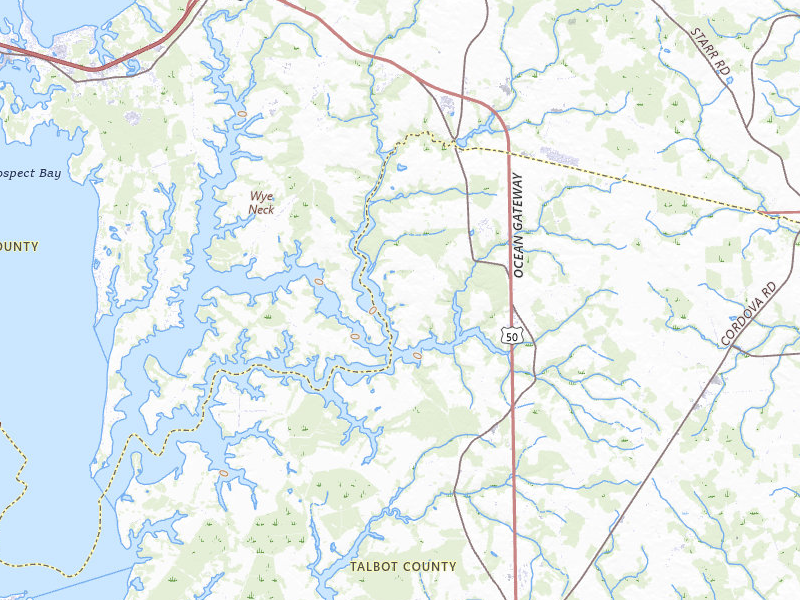 Radar-estimated hail-size map of the storm over Wye Mills, MD on Jul 28, 2026