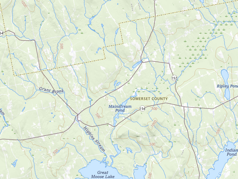 Radar-estimated hail-size map of the storm over Harmony, ME on Jun 12, 2026
