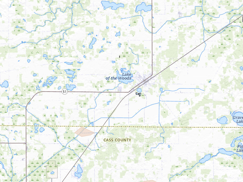 Radar-estimated hail-size map of the storm over Decatur, MI