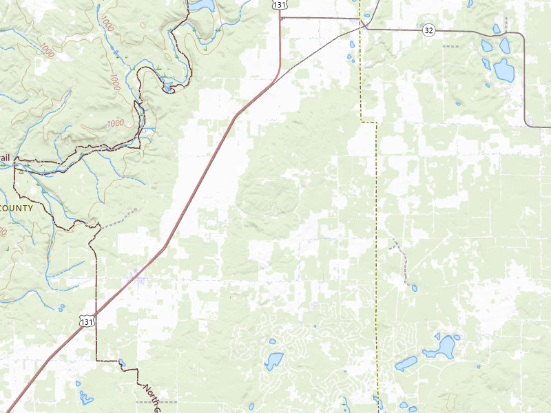 NEXRAD radar-signature map of the hail storm over Elmira, MI on May 18, 2026