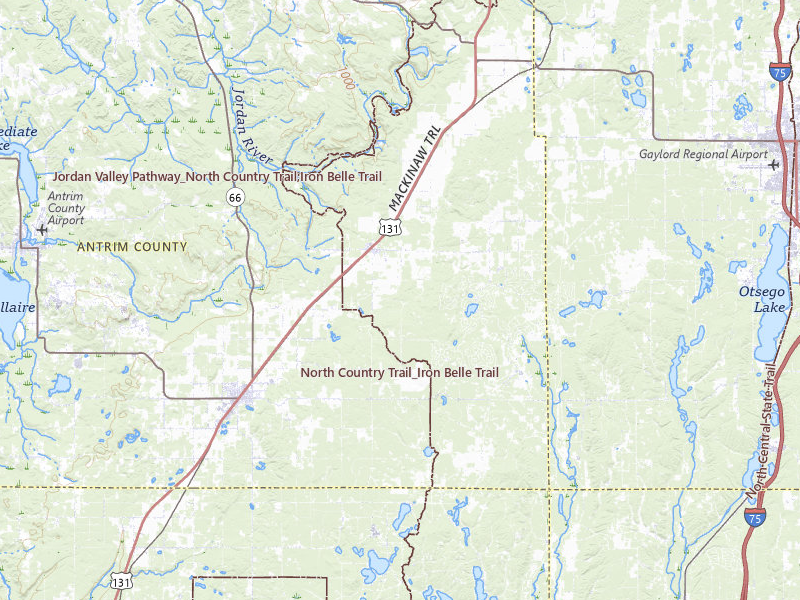 NEXRAD radar-signature map of the hail storm over Mancelona, MI on May 18, 2026