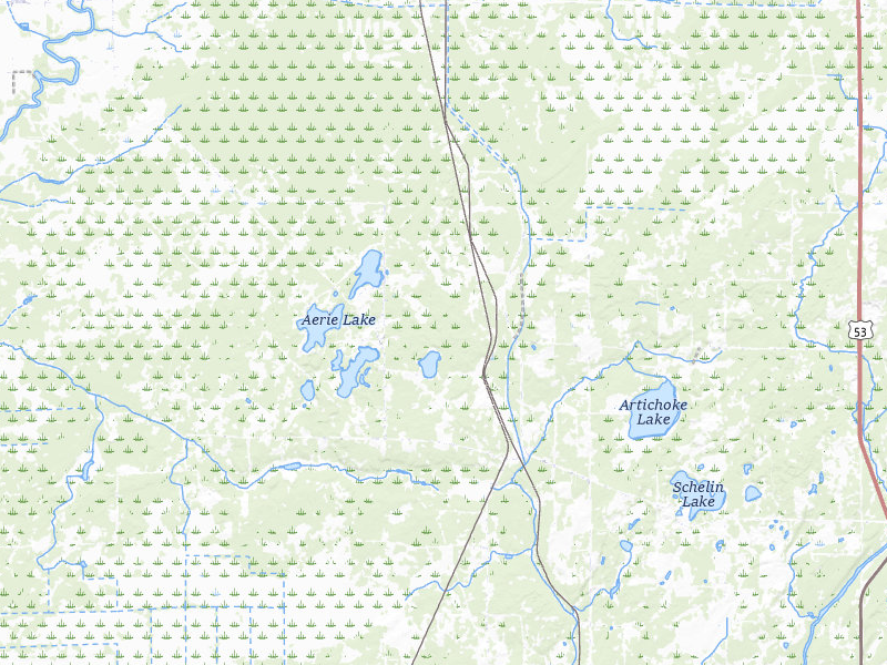 Radar-estimated hail-size map of the storm over Alborn, MN on Apr 12, 2026
