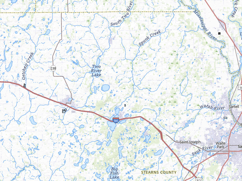 NEXRAD radar-signature map of the hail storm over Avon, MN on Jun 4, 2026