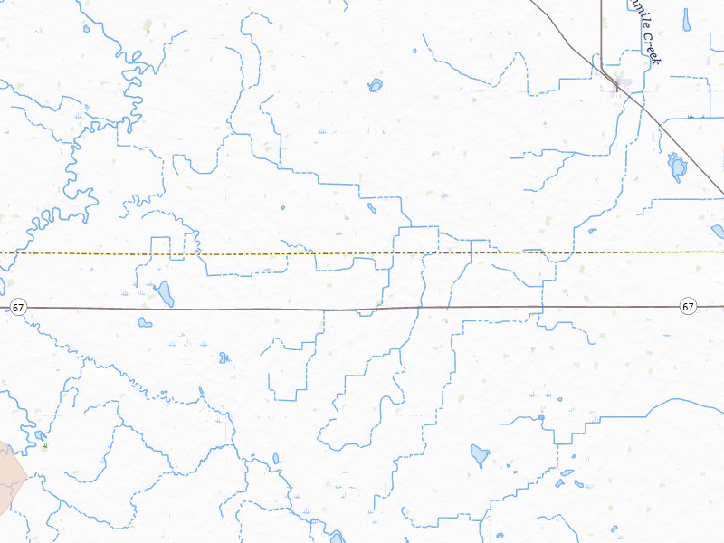 Radar-estimated hail-size map of the storm over Boyd, MN on Jun 4, 2026