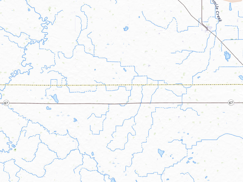 Radar-estimated hail-size map of the storm over Boyd, MN on Jul 4, 2026