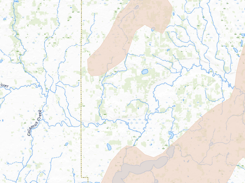 Radar-estimated hail-size map of the storm over Carlos, MN on Jun 29, 2026