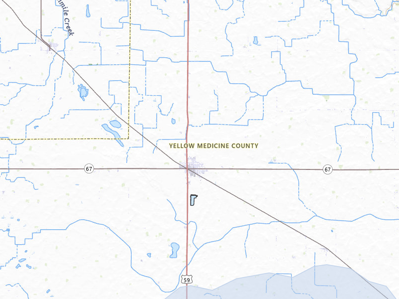 NEXRAD radar-signature map of the hail over Clarkfield, MN