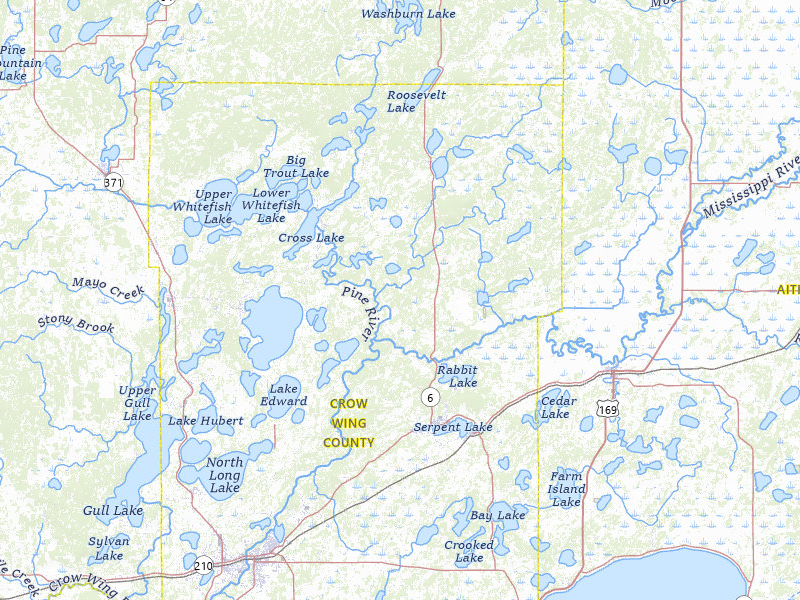 Radar-estimated hail-size map of the storm over Crosby, MN on Jun 5, 2026